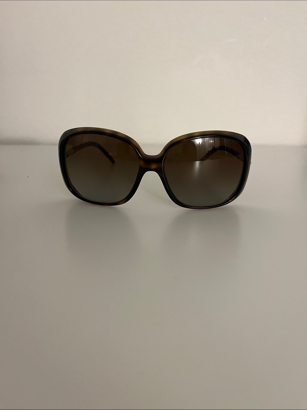 Burberry brown polarized sunglasses